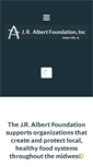 Mobile Screenshot of jralbertfoundation.org